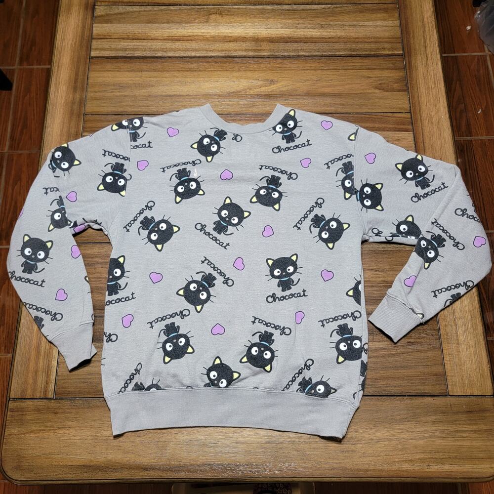Chococat LS Grey Sweatshirt by Sanrio - Size XS